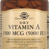 Солгар сухой витамин А 1500 мкг таблетки  №100