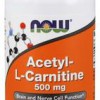 NOW Нау Ацетил-L-Карнитин 500мг (ACETYL L-CARN 500mg ) капсулы  №50