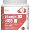 Витамин Д3 жевательные таблетки с малиновым вкусом 5000 МЕ №60