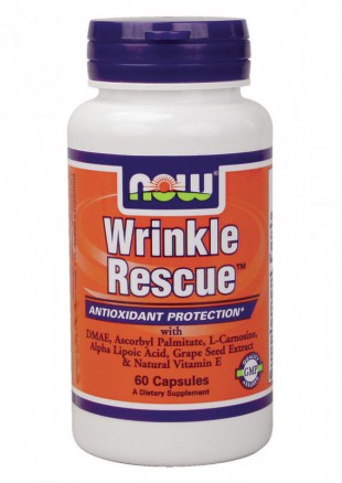 NOW Нау Ринкл Рескью 863,8мг (WRINKLE RESCUE ) капсулы №60