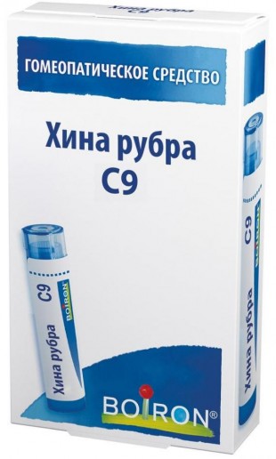 Хина рубра гомеопатические C9 гранулы  4 г