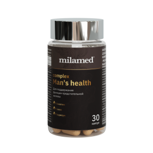 Комплекс для восстановления мужского здоровья MILAMED COMPLEX MAN’S HEALTH (менс хелф) капсулы  №30