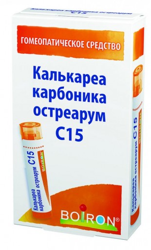 Калькареа карбоника остреарум (Калькареа карбоника 15) Кальциум карбоникум (Кальциум карбоникум 15) C15 гранулы  4 г