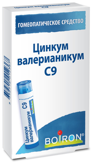 Цинкум валерианикум C9 гранулы  4 г