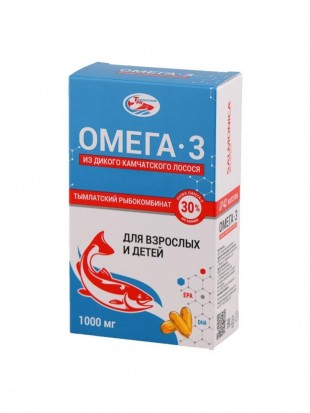 Омега-3 из дикого камчатского лосося капс д/взрослых и детей 1000 мг х42 1000 мг №42