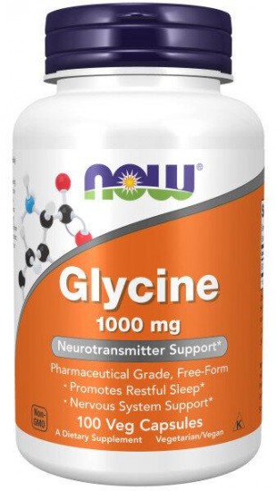 NOW Глицин 1000 мг (GLYCINE ) капсулы  №100