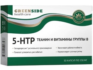 5-HTP Теанин и витамины группы B капсулы  530 мг №30