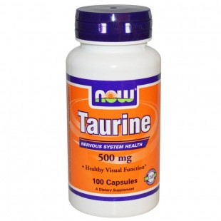 NOW Нау Таурин 500мг (TAURINE ) капсулы №100