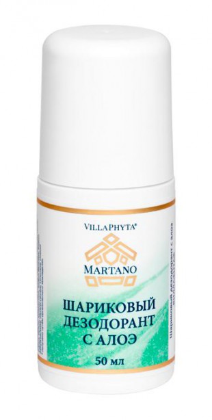 ВИЛЛАФИТА Шариковый дезодорант с алоэ, 50 мл