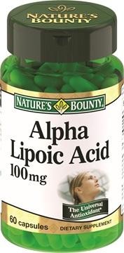 Альфа-липоевая кислота 100 мг капсулы  №60