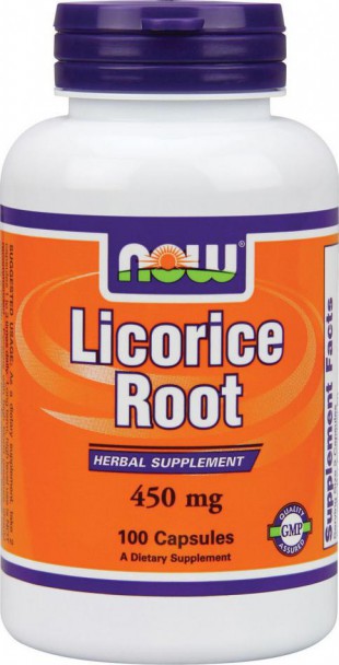 NOW Нау Солодка 450мг (LICORICE ROOT) капсулы №100