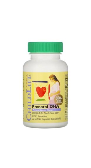 ЧайлдЛайф Пренатал DHA (омега для беременных) капсулы  №30