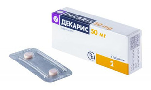 Декарис таблетки  50 мг №2