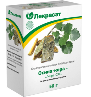 Осина обыкновенная кора 50г трава 