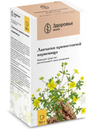 Лапчатки прямостоячей корневища 50 г