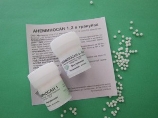 Анеминосан №1,2 гранулы  10 г