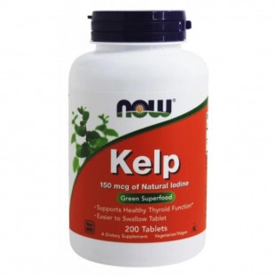 NOW Нау Келп органический йод 150 мкг таблетки  №200