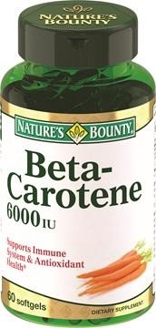 Бета-каротин 6000 МЕ капсулы  №60