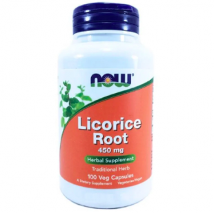 NOW Нау Солодка 450мг  (LICORICE ROOT) капсулы  №100