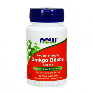 NOW Нау Гинкго Плюс (GINKGO BILOBA 120mg ) капсулы №50