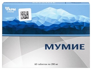 Мумие таблетки  200 мг №60