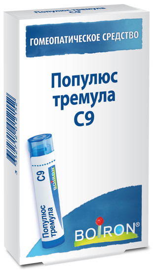 Популюс тремула C9 гранулы  4 г