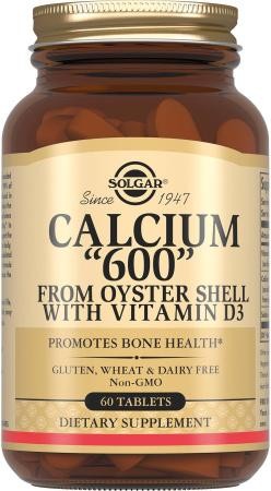 Солгар Кальций 600 из раковин устриц (Solgar Calcium) таблетки  600 мг №60