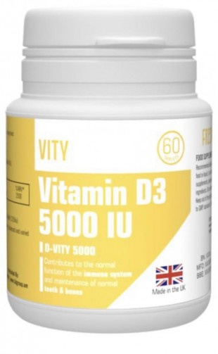 Витамин Д3 таблетки  5000 МЕ №60