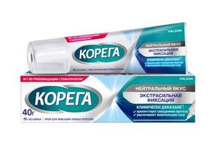 Корега нейтральный вкус крем  40 г